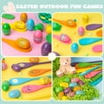 JOYIN Easter Egg and Spoon Race Game Set; 6 Eyeballs and Spoons with