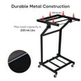 thumbnail image 4 of Adjustable Rack Mount Studio Equipment Rolling DJ Mixer Stand Stage Cart Music Party Show 12U, 4 of 10