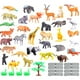 thumbnail image 2 of Figuras de animales de PVC, juguetes, juego de animales de 53 piezas, juego de animales, Mini juguetes de animales de la selva, eficiencia maximizada, 2 of 6