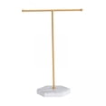 thumbnail image 1 of Estante de exhibición de joyería Yinane de metal con base de mármol, 1 of 8
