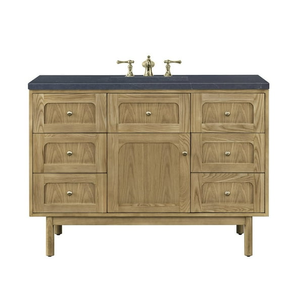 James Martin Vanities 545-V48-3Csp Laurent 48" Single Basin Poplar Wood Vanity Set - Light