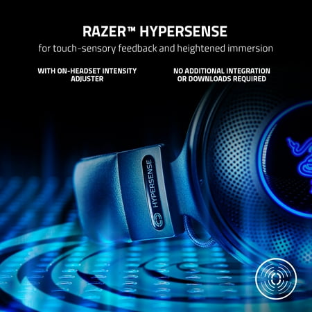 Razer - Kraken V3 Pro HyperSense Wireless Gaming Headset for PC - Black