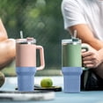 thumbnail image 7 of Silicone Base for Mugs Anti-Slip Protective Sleeve Water Bottle Boot Bottom Protector for 20 to 40 Oz Travel Tumblers and Coffee Cups ,Blue, 7 of 7