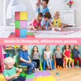 thumbnail image 5 of 60 Pcs Kids Foam Puzzle Floor Mat Bulk Solid Color Foam Play Mat with Borders Interlocking Multi Use Floor Rug for Baby Toddler Children Crawling Exercise Playroom 12 inch (Colorful), 5 of 12