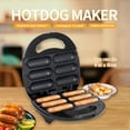 thumbnail image 4 of Mouliraty Home Hot Dog Machine Sausage Grill Breakfast Machine Sausage Grill Ham Sausage Pan Grill, 4 of 6