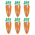 thumbnail image 3 of CoreLiving Felt Easter Bunny Cutlery Bags Carrot Shaped Utensil Holder for Parties Knife and Fork Pouch Silverware Pocket Sleeve Easter Tableware 6 Count, 3 of 7