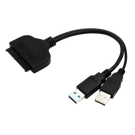 ® Adaptateur USB 3.0 vers SATA 22 broches pour disque dur 2,5