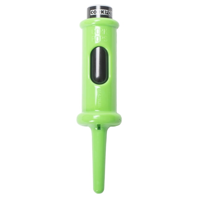 Abridor de botellas Cork Pops Original, 16,5 cm, color verde lima