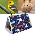 thumbnail image 4 of Bird Hut, Warm Bird Hammock Open Design Cage Toy Soft With Hook For Parakeets For Parrots, 4 of 8