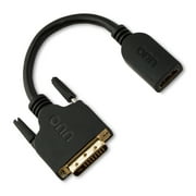 onn. DVI to HDMI Adapter, Male to Female Video Converter for 1080p & 2K Monitor, TV, Projector, PC