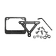 thumbnail image 1 of Marco Portaplaca Metalico C-base Para Moto Negro, 1 of 1