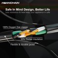 thumbnail image 3 of Cable de extensión HUANCHAIN, calibre 16, 50 pies, negro, para interiores y exteriores, 3 of 7