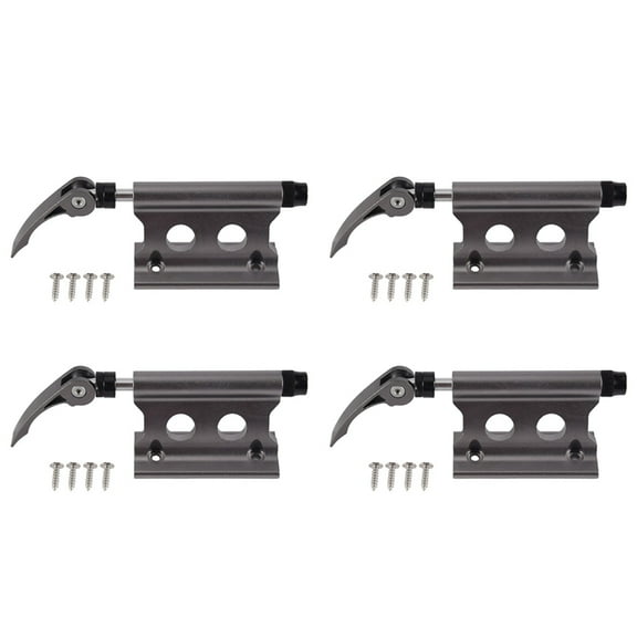 4X Bike Fork Mount Bicycle Truck Bed Roof Bike Rack Bike Fork Mount Block Truck Mount for Road Bike Silver