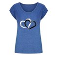 thumbnail image 4 of Birdeem T-Shirts à Col en V pour Femmes Mode Confortable Blouses Féminines Hauts, 4 of 6