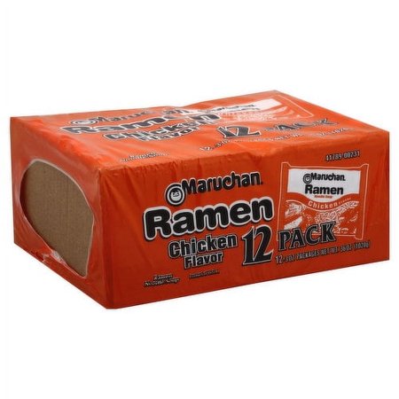 Maruchan Ramen Noodle Soup Chicken Flavor - 12Pk-3 Oz Package May Vary