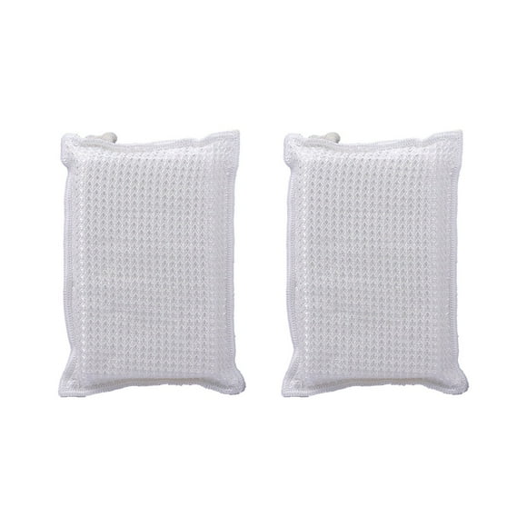 Esponja de cocina, estropajo grueso, paño de cocina antigrasa para lavar platos, borrador de esponja para limpiar manchas de grasa en el hogar, hotel y restaurante. Esponja de cocina blanca, duradera