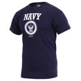 thumbnail image 3 of Rothco US Navy Emblem T-Shirt - Navy Blue, Small, 3 of 3