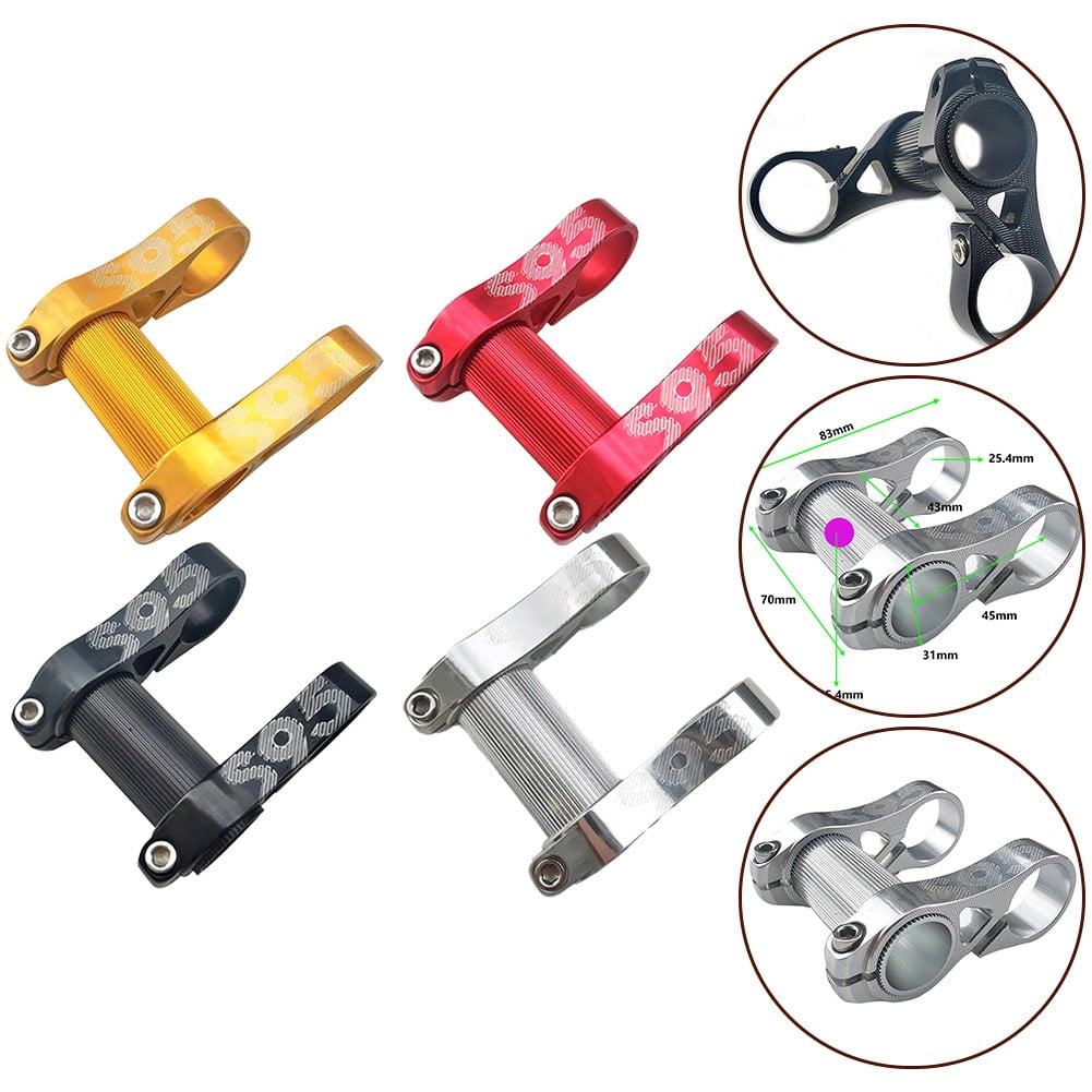 Potence de Guidon de Velo Pliable Reglable Double Rehausseur Piece de Poignee de Velo Walmart