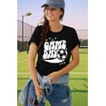 thumbnail image 2 of Soccer Heart Shirt, Mom & Ball Lovers' Tee, Football Short Sleeve Top, 2 of 5