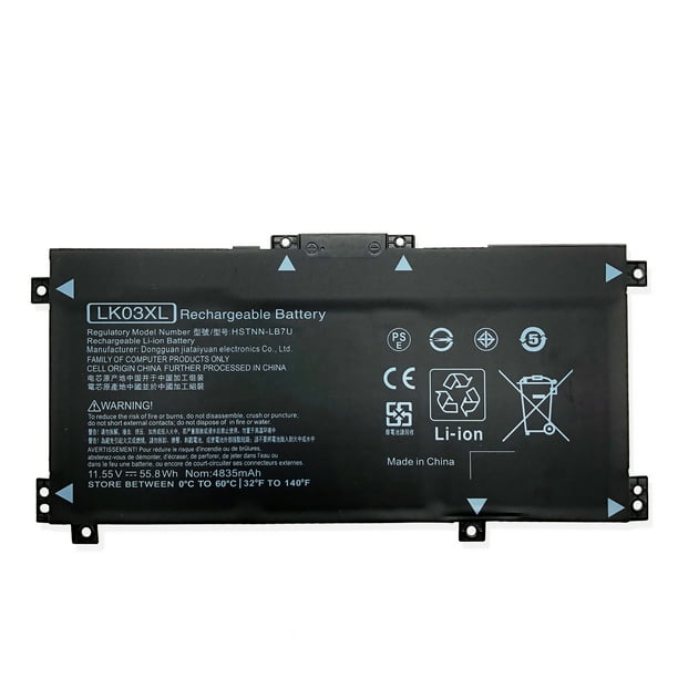 Laptop Battery Lk03xl For Hp Envy X360 17 Ae 17 Ce 17 Bw 15 Cn 15 Cp 15 Bp 15 Bq 15 Cr 541 855 421 Hstnn Lb7u Walmart Com Walmart Com