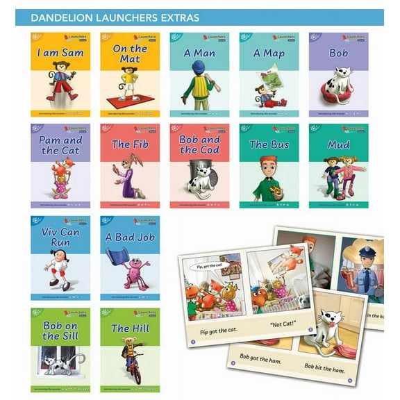 Phonic Books Beginner Decodable: Phonic Books Dandelion Launchers Extras Stages 1-7 I Am Sam : Decodable Books for Beginner Readers Sounds of the Alphabet (Paperback)