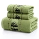 thumbnail image 3 of Advancent Juego de toallas de baño caseras ecológicas y absorbentes de fibra para adultos, suaves y cómodas, fáciles de limpiar Toallas y Paños Verde negruzco, 3 of 6