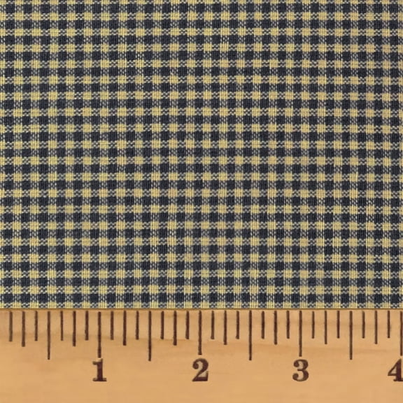 JCS 100% Cotton Heritage Navy Blue 2 Plaid Homespun Fabric Sold by the Yard