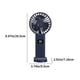 thumbnail image 3 of Ventilador, Ventilador de techo, Ventilador de escritorio, Ventilador portátil Ventilador plegable con pantalla digital Ventilador pequeño recargable USB de 5 velocidades Ventilador portátil de mano V, 3 of 8