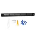 thumbnail image 4 of RJ11 Through Coupler 25 Ports Anti Interference Gold Plated Pin CAT3 Patch Panel for 19 Inch Rack Cabinet, 4 of 5