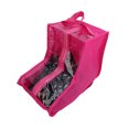 thumbnail image 1 of Organizador de botas reutilizable con cremallera para el hogar y viajes Almacenamiento de zapatos a prueba de polvo de color rosa y rojo, 1 of 8