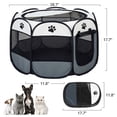 thumbnail image 4 of XLarge Cat Playpen Dog Playpen Cat Tent Puppy Playpen, DOMIPET Dog Kennel Foldable Pet Fence, Chicken Brooder Box, Portable Small Animal Playpen, Breathable Pet Playpen Indoor for Chick, 4 of 11