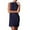 Blue, variant on Women Dress Summer Sleeveless Neck Dress Casual A-Line Tank Dress Solid Color Pockets Female Simple Bohemian Vacation Travel Leisure Sundress