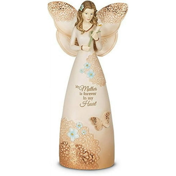 Pavilion Gift Company 19043 Light Your Way Memorial Mother Angel Figurine, 9-Inch