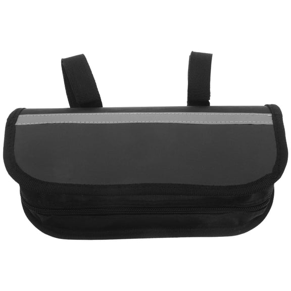DRAFIDEEP Black Compact Bike Tool Pouch Organizer Bag with Fabric for Outdoor Cycling Repair and Maintenance