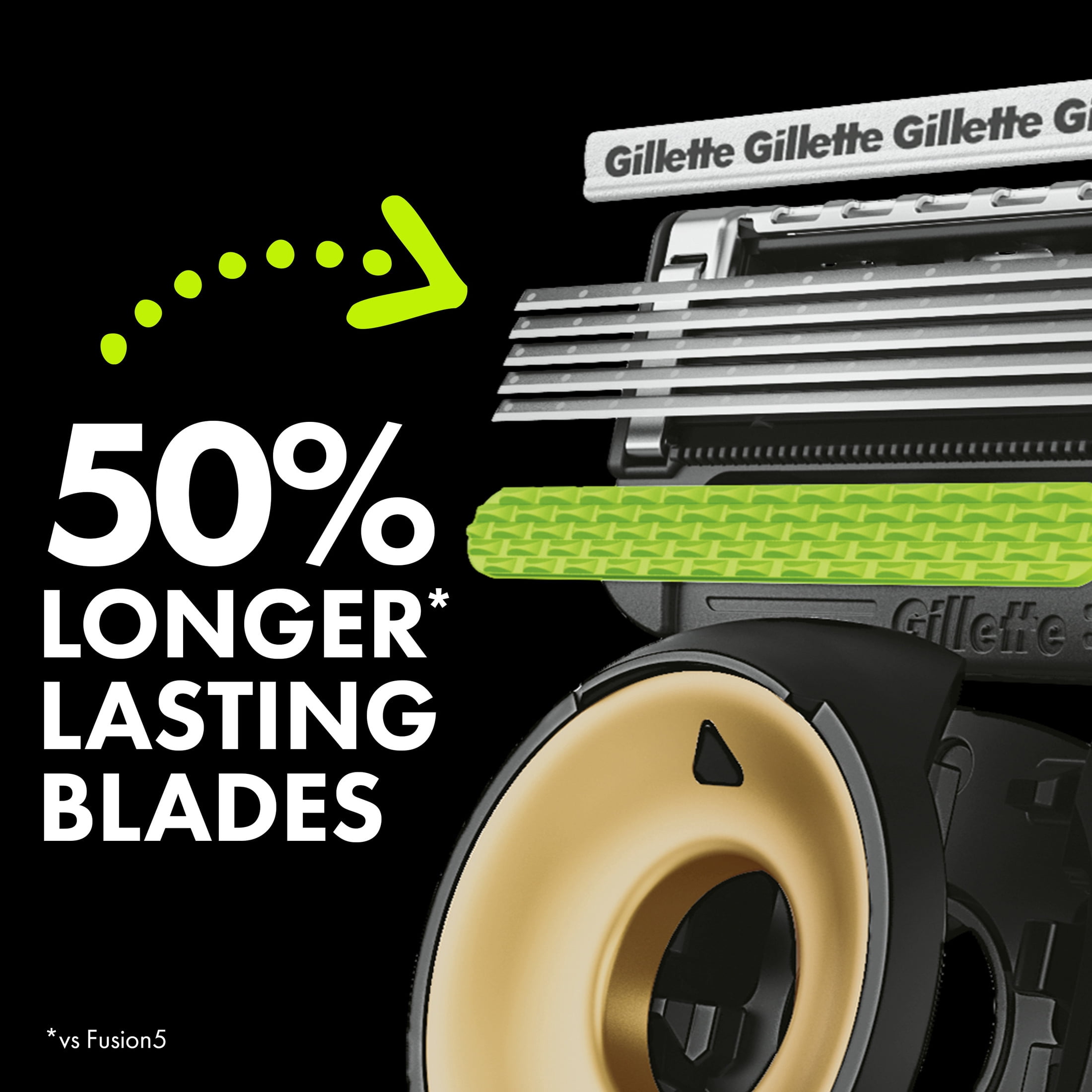 Gillette Labs Official Saints Licensed Razor for Men, Perfect for Game Day Grooming, Gillette Labs with Exfoliating Bar, 1 Handle, 4 Blade Refills, with Magnetic Stand