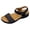 B Black, variant on Women's Sandals Comfy Walking Shoes Open Toe Solid Classic Shoes Daily Wear