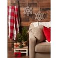 thumbnail image 4 of Design Imports CAMZ38017 Hanging Foam Snowflake, Gold - Set of 2, 4 of 5