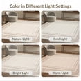 thumbnail image 7 of ODIKA 8'x10' Ultra-Soft Area Rug, Dining Abstract Beige Interlocking Greek Key Neutral Tones Periwinkl None Washable, Bare feet friendly, Silk-Touch for Bedroom, Under Sectional, 7 of 7