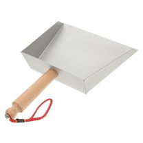 HEATSHAKING 1Pcs Mini Dustpan Compact Metal Dust Pan for Keyboard and Workshop Cleaning