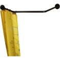 thumbnail image 3 of Stainless U Shaped Bathroom Bathtub Corner Shower Curtain Rod Rack  Size Adjustable (U Shaped   Length on both sides  width, 3 of 5