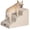 Fleece-Beige-3-Step, variant on Curved Dog Stairs Ramp For High Beds 22.6" H 5-step Steps Small Dogs And Cats Pet Bed Climbing Non-slip Balanced Step Indoor Purple