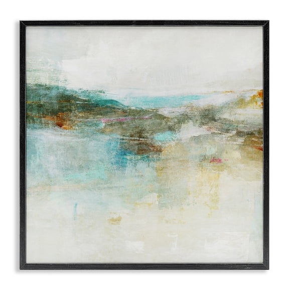 Stupell Industries Contemporary Black Framed Giclee Art, 12 x 12, by Suzanne Nicoll