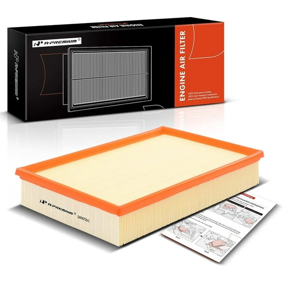 A-Premium Engine Air Filter Compatible with Volvo S60 2001-2009, S80 2004-2006, V70 2001-2007, XC70 2003-2007