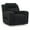 Black, variant on Bowery Hill Contemporary Polyester Light Gray Finish Power Recliner
