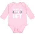 thumbnail image 3 of Inktastic Weightlifting You Had Me at Lift Boys or Girls Long Sleeve Baby Bodysuit, 3 of 5