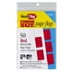 thumbnail image 1 of Banderas Adhesivas De Color Rojo, Redi-tag, Paquete C/50, 1 of 3
