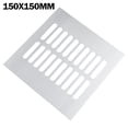 thumbnail image 1 of Grille de Ventilation Rectangulaire en Aluminium 150mm pour Armoire Garde-Robe, 1 of 9