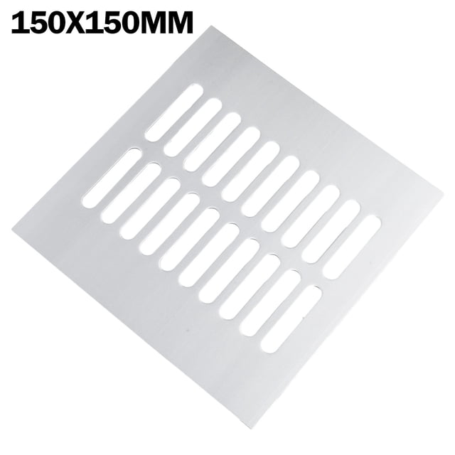 Grille de Ventilation Rectangulaire en Aluminium 150mm pour Armoire Garde-Robe
