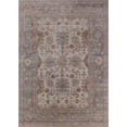 thumbnail image 1 of Ahgly Company Machine Washable Indoor Rectangle Industrial Modern Mauve Taupe Purple Area Rugs, 8' x 12', 1 of 7