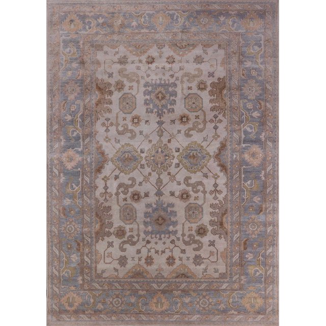 Ahgly Company Machine Washable Indoor Rectangle Industrial Modern Mauve Taupe Purple Area Rugs, 2' x 5'